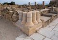 Remains of HishamÃ¢â¬â¢s Palace aka Khirbet al Mafjar,  archeological sites in Jericho Royalty Free Stock Photo